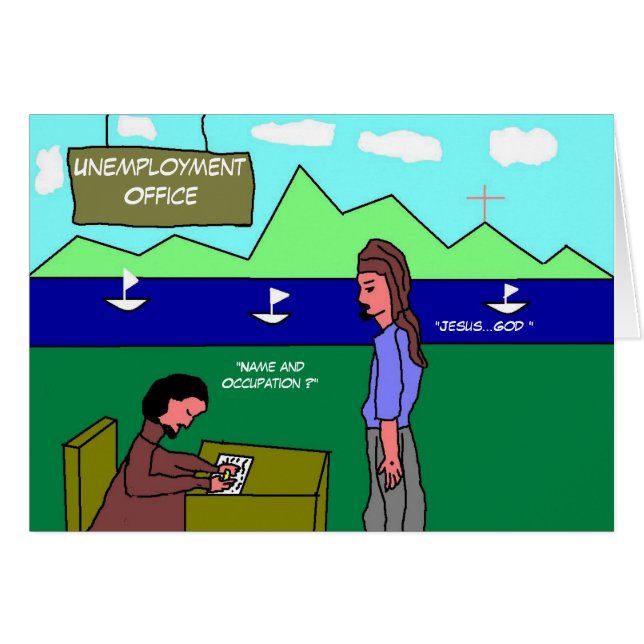 Cartão "Jesus.. Deus" (Frente Horizontal)