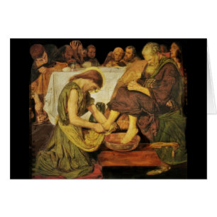 Cartão Jesus Discípulo dos Pés