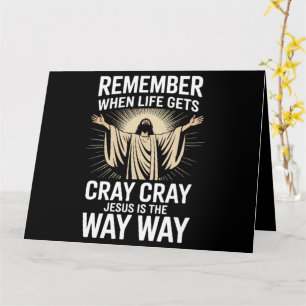 Cartão Jesus É A Forma De Religião Engraçada De Natal