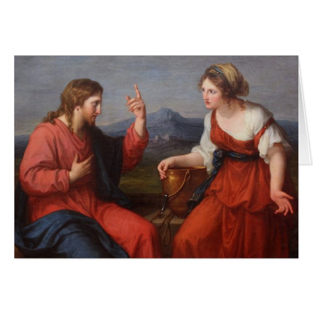 Cartão Jesus e a Mulher do Bem (Frente Horizontal)