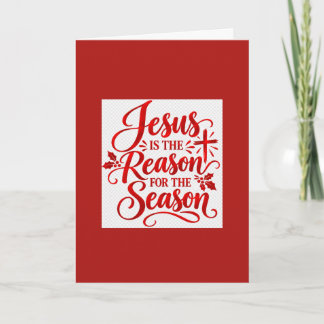 Cartão Jesus é a razão da temporada