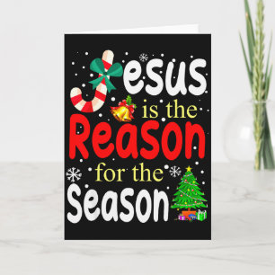 Cartão Jesus É A Razão Da Temporada Cristã Chris