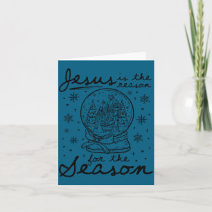Cartão Jesus É A Razão Da Temporada De Natal Nativ