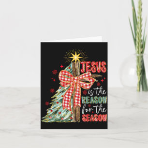 Cartão Jesus É A Razão Da Temporada De Natal Xmas 