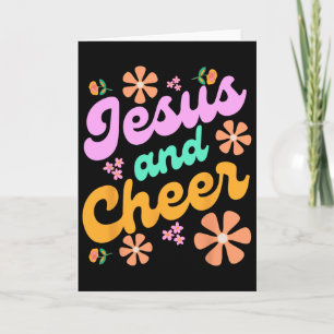 Cartão Jesus E Alegria Treinadora de Cheerleading Diverti