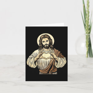 Cartão Jesus é amor, Jesus te ama o Natal Páscoa