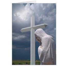 Cartão Jesus e Cruz