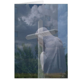 Cartão Jesus e Cruz