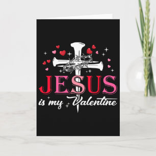 Cartão Jesus é meu namorado engraçado cristão Deus homens
