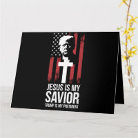 Jesus É Meu Salvador Trump É Meu Presidente Trump
