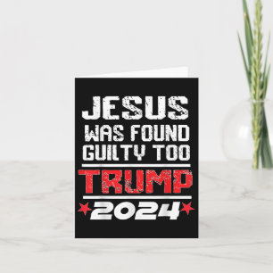 Cartão Jesus Foi Considerado Culpado Para Levar A América