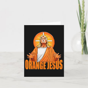 Cartão Jesus Funny Trump