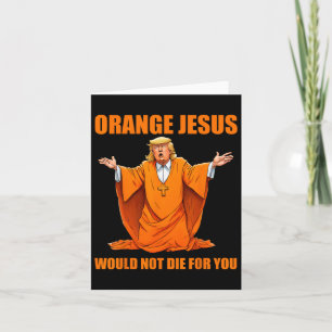 Cartão Jesus Funny Trump 2
