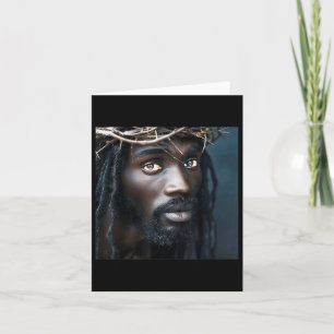 Cartão Jesus Negro, Cristianismo, Igreja, Cristo, Jesus _