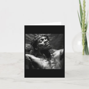 Cartão Jesus Negro, Cristianismo, Igreja, Cristo, Jesus 1