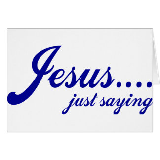 Cartão Jesus..... só dizendo