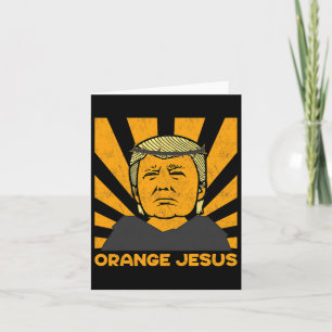 Cartão Jesus Trump Torna o Excelente Americano Trump 2024
