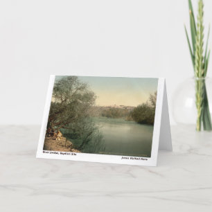 Cartão Jesus Walked Here: Jordan River