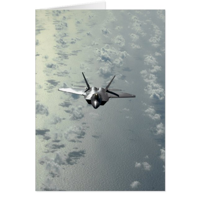 Cartão Jet Fighter Over Seas (Frente)