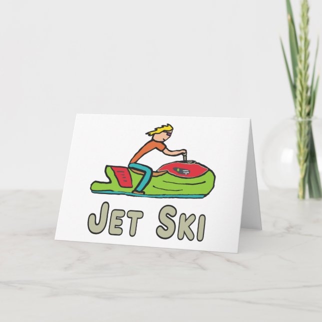 Cartão Jet Ski (Frente)