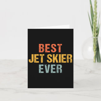 Cartão Jet Skier Jet Skiing Watersport Sayings