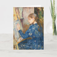 Jeune Fille Écrivant | Berthe Morisot