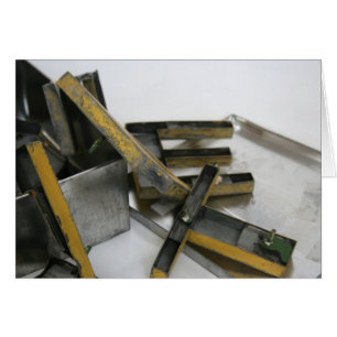 Cartão Jeux 2 Construction Building's Game Metal Letters3