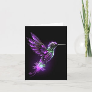 Cartão Jewel Hummingbird - Ametist