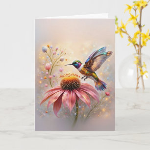 Cartão Jeweled Hummingbird