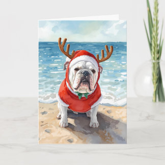 Cartão Jingle All Waves - Bulldog Beach Christmas