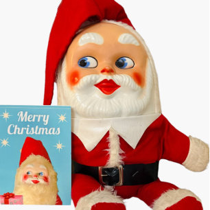 Cartão Jingle Bell Jive Retro Kitschy Papais noeis Natal