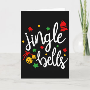 Cartão Jingle Bells Jingle All The Way Presente de Natal 