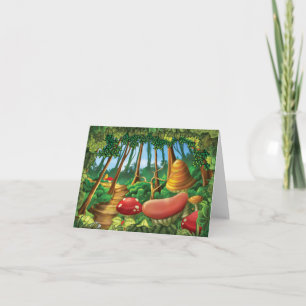 Cartão Jingle Jingle Little Gnome Forest Note Card