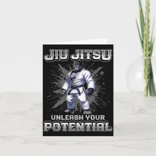 Cartão Jiu Jitsu Brasileiro MMA e Grappling BJJ Gorilla