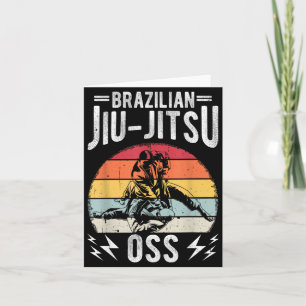Cartão Jiu-Jitsu Brasileiro OSS Jiu-Jitsu Brasileiro BJJ