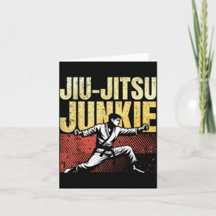 Cartão Jiu-Jitsu Fighter Jujutsu Ju-Jitsu BJJ Brasileiro