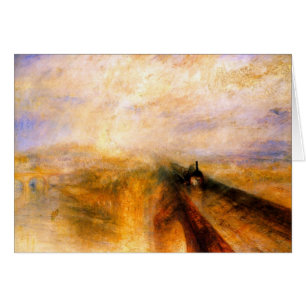 Cartão JMW Turner - Rain Steam e Speed the Excelente West