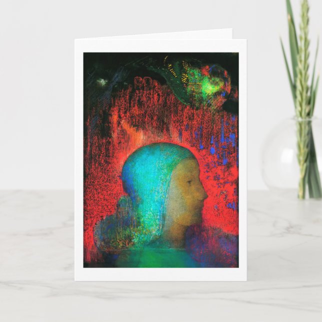 Cartão Joan of Arc, Redon (Frente)