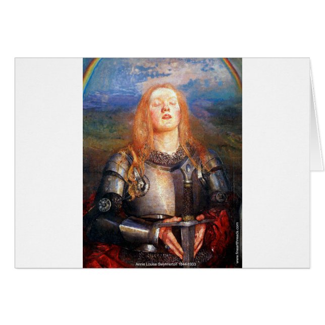 Cartão Joana do arco (Frente Horizontal)