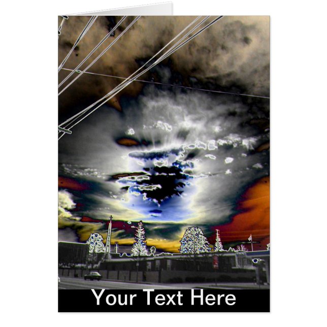 Cartão Joan's Sunset (Frente)