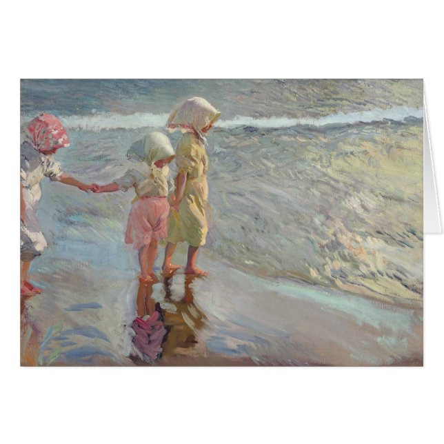 Cartão Joaquin Sorolla - As Três Irmãs (Frente Horizontal)