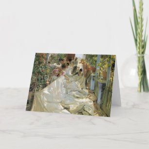 Cartão Joaquín Sorolla- que emenda a vela