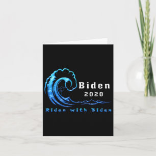 Cartão Joe 2020 Riden Com O Presidente Da Biden
