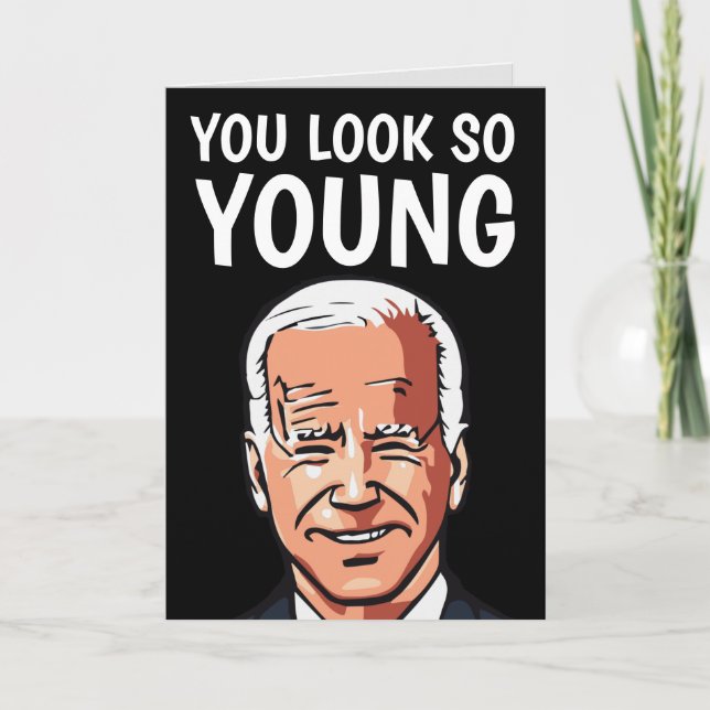 CARTÃO JOE BIDEN BIDEN BIRNY CARDS PARA ELA (Frente)
