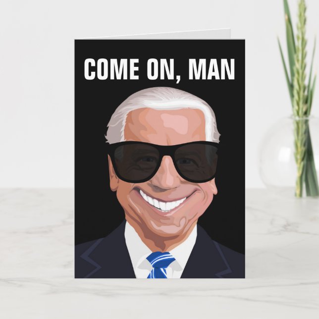 CARTÃO JOE BIDEN BIDEN BIRTHDAY CARDS (Frente)