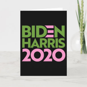 Cartão Joe Biden Kamala Harris Eleição Democrata Anti Tru