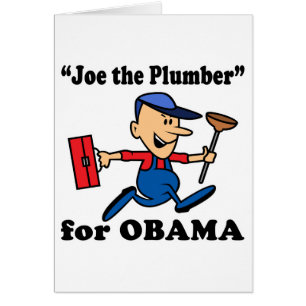 Cartão Joe, o Canalizador para Obama