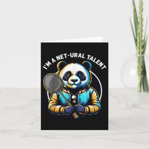 Cartão Jogador Badminton Pun Shuttle Netural Talin Badmin