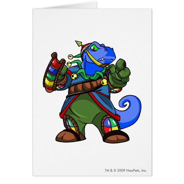 Cartão Jogador da ilha de Grarrl Roo (Frente)