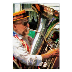 Cartão Jogador da tuba